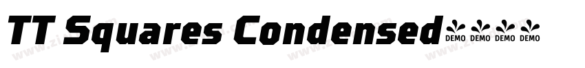 TT Squares Condensed字体转换